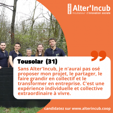 Tousolar - Alter'Incub Occitanie 2021